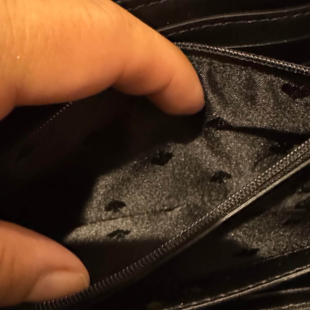 Kate Spade Black Embossed Wallet - Picture 3 of 6